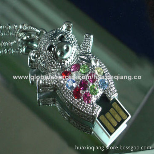 USB Flash Drive, Diamond + Animal Shape Style
